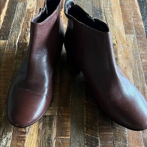 Cole Haan Rich Brown Ankle Booties